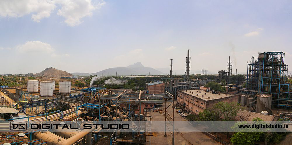panorama of IG Petrochemicals Taloja plant