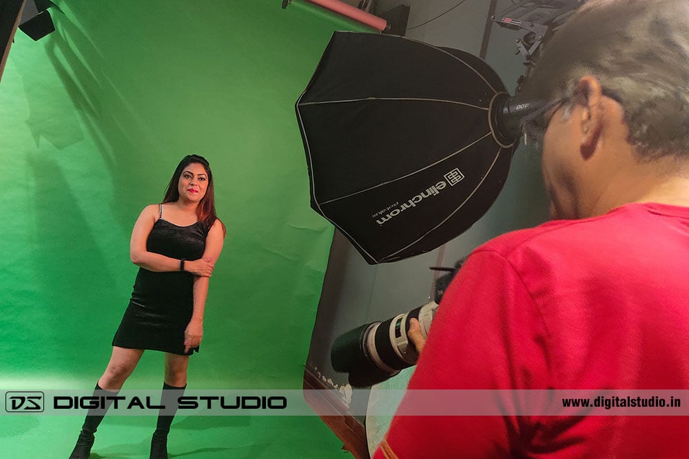 Nerul studio - shoot on green screen