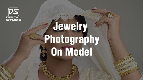Jewellery photography with Model